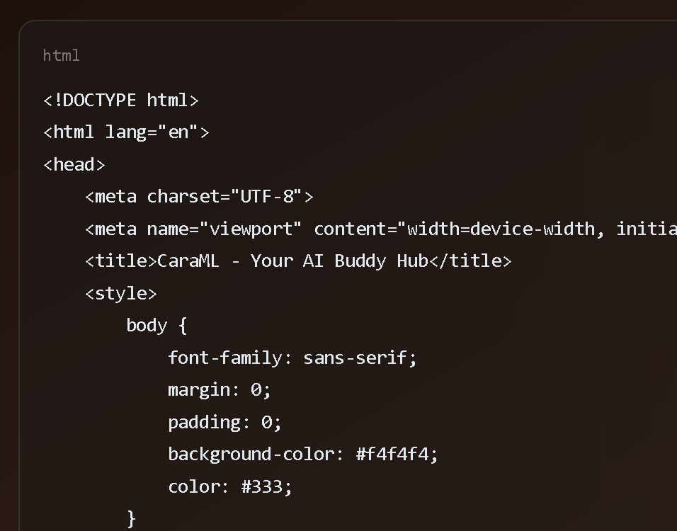 Code with CaraML